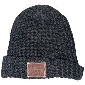 Love‎ Your Melon Black Beanie 100% Cotton Adjustable One Size